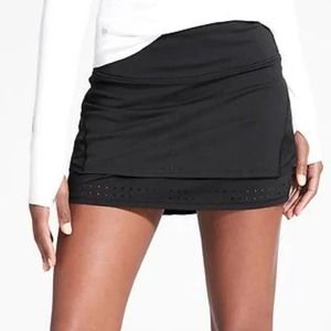 Athleta Black Stealth TruCool Skort